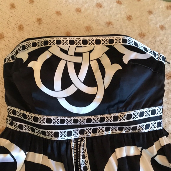 WHITE HOUSE BLACK MARKET | Strapless Silk Dress - Picture 3 of 7